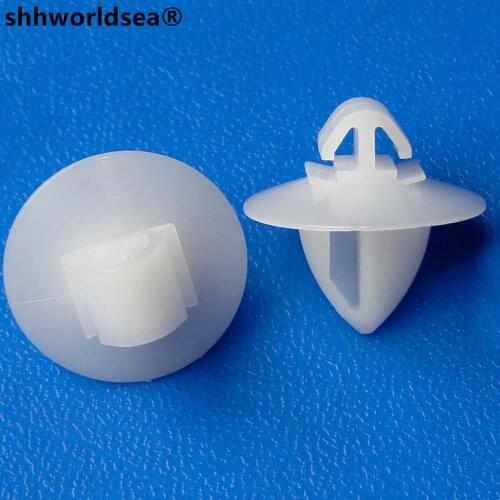 Shhworldsea 100PCS auto clip Side skirt guard panel trim for fiat