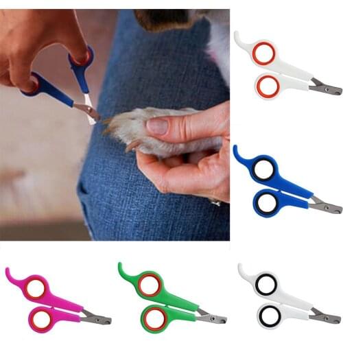 Small Pet Beauty Nail Clippers for Dog Cat Rabbit Grooming Claw Trimmers Scissors Cutter Sharp Stainless Steel Head Tools