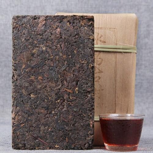 Brick Puer Health Care Slimming Tea Lose Weight Old Class Ancient Tree 500g China Yunnan Oldest Ripe Puer Tea