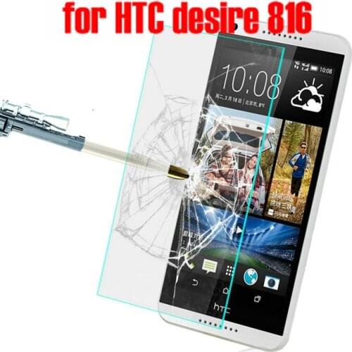Explosion-proof Tempered Glass Screen Protector For HTC 816w D816 D800 A5 Glass Protective Film for htc desire 816 5.5"