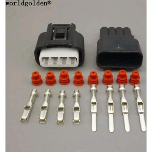Worldgolden 4 Pin Ignition Coil Plug 7283-7449-30 11885 Auto Connector For Toyota Carola Vios Corolla Camry Highlander RAV4