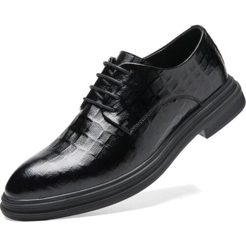 XYSSWW Mens Leather Shoes