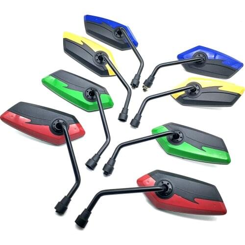 Rear View Mirror for Motorcycle Side Mirror Universal 10mm Off-Road Biker Moto Motorbike Accessories Scooter-Parts