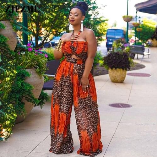 Leopard Patchwork Womens Two Piece Pant Suits Off The Shoulder Crop Top and Wide Leg Long Trouser Matching Suit Fall Clothes