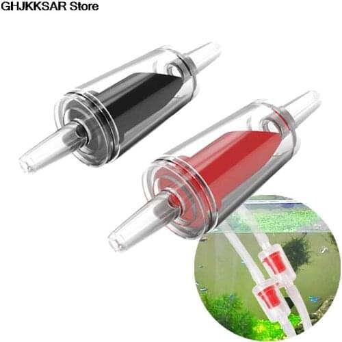 1PC Aquarium Check Valve For Air Pump Plastic One Way Non-Return Accessories for Fish Tank Air Line Tube Hose Pipe Pet Product