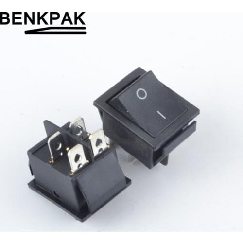 2PCS rocker switch 4 pins ON-OFF