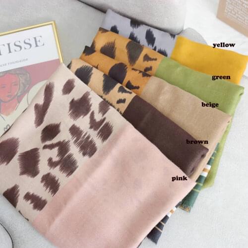 2021 Fashion Zebra Printed Animal Pattern Cotton Viscose Printed Scarf Shawls Wraps 5Colors 10pcs/lot