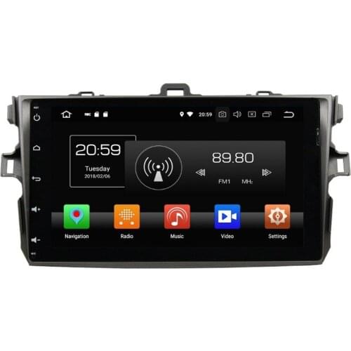 4GB+32GB Octa Core 9" Android 8.0 Car Radio DVD Multimedia GPS for Toyota Corolla 2006 2007 2008 2009 2010 2011 WIFI Bluetooth