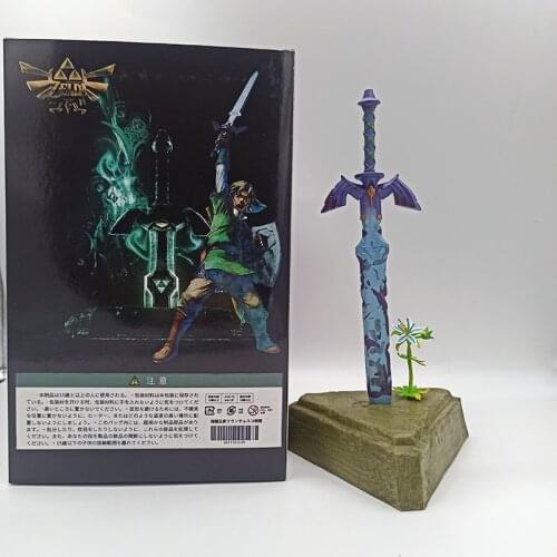 26cm Zelda Skyward Sword link Master Sword Lamp Action Figure Zelda Figurine Model Toys Dolls Gift