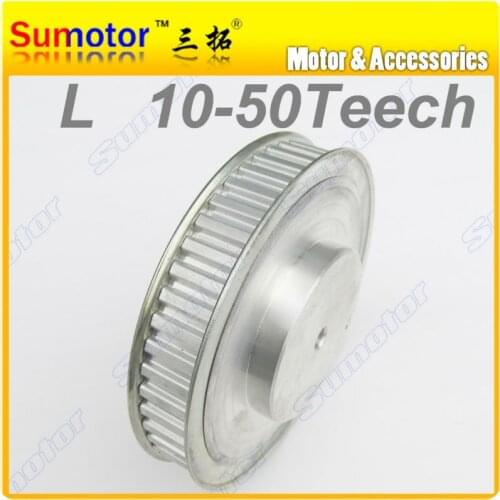 L50T Bore 16mm 50Teeth Pitch 3/8" 9.525mm Synchronous Belt Timing Pulleys wheel for 3D printer CNC parts Engraving Machine Part
