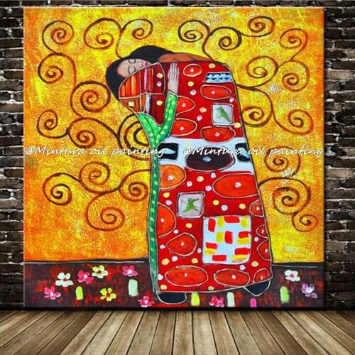 Mintra Hand Painted Famous Oil Paintings On Canvas Modern Pop Art Posters Abstract Wall Pictures For Living Room Home Decoration