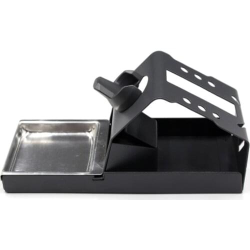 Multi-functional Soldering Iron Stand Holder Zinc Alloy Stable Welding Solder Iron Tips Station with Insulation Pad