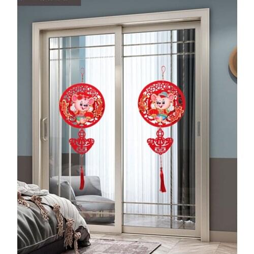 Cartoon Chinese Zodiac China Form Originality Decoration Home Flocking Festival Special Room Accessories Garten Farmhouse