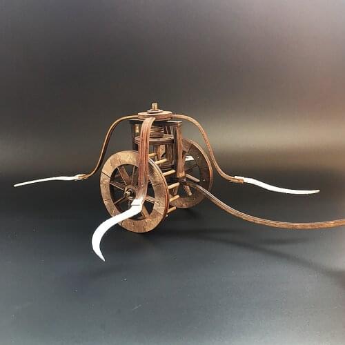 New 2020 Ancient Sickle Chariot Models Wooden Parent-child Interaction Toys Model Gift Accept Drop Shipping