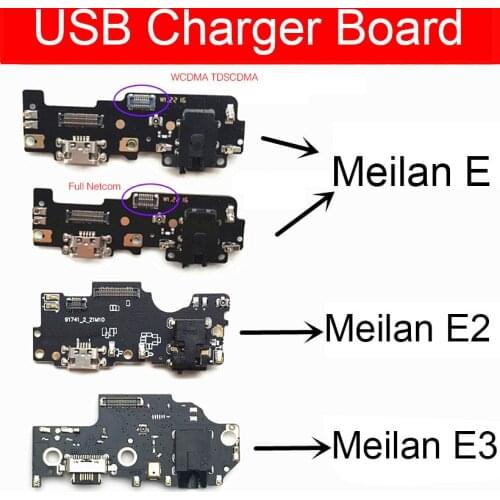 Usb Charger Board For Meizu Meilan E E2 E3 USB Charging Jack Port Connector Board Flex Ribbon Cable Replacement Repair Parts