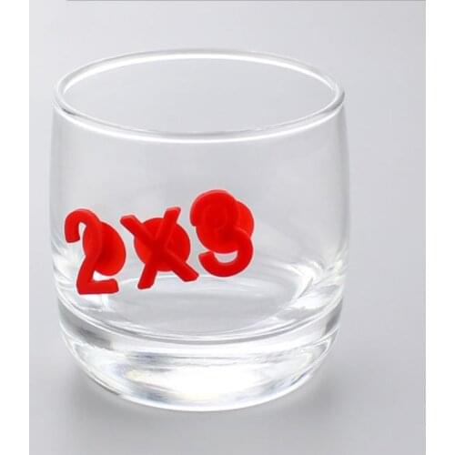 14pcs Party Bar Wine Shot Glass Marker Charms Drinking Buddy Cup Identification Number Cup Identifier Labels Tag