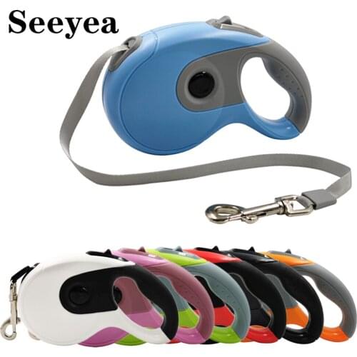 Durable Nylon Dog Leash Rope 3m 5m Retractable Automatic Outdoor Walking Leash Leads Pet Traction Rope Leash For Dog Supplies