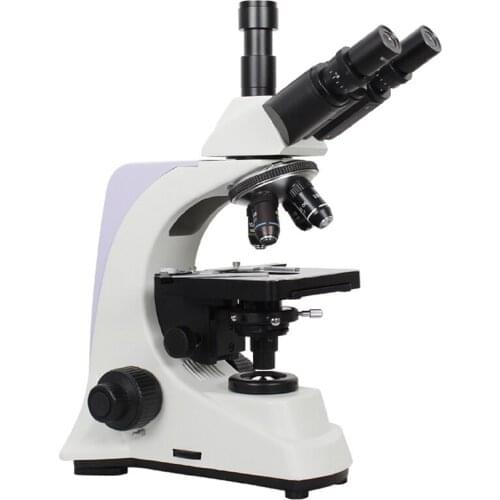 2500X Professional Biological Lab Microscope Trinocular Binocular Microscope with LED Lamp Electronic Eyepiece Digital Screen
