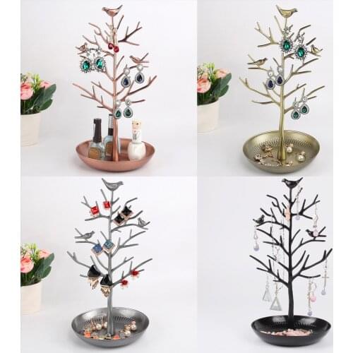 Bird Tree Jewelry Display Jewelry Stand Organizer Earring Holder Necklace Bracelet Rack Holder Display Jewelry holder