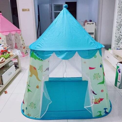 Folding Castle Tulle Children Game Playhouse Tent Develop Castle Indoor Fun