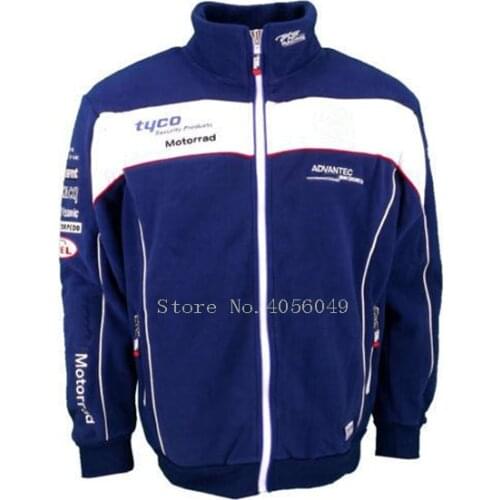 Team Moto GP Zip Hoodie Motorcycle Sports Sweatshirt For Bmw