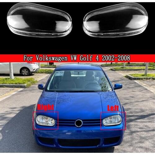 Car Headlight Lens Glass Lampshade Lamp Cover Headlight Cover Headlight Lens Lampshade For Volkswagen VW Golf 4 2002-2008