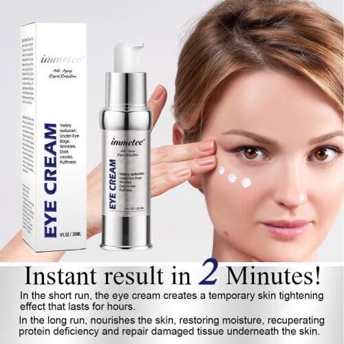 30ML Wrinkle-reducing Eye Cream Reduces Crows Feet Essence Eye Soothing Eye Cream And Bags To Contour Eye Tightens Remove O5I4