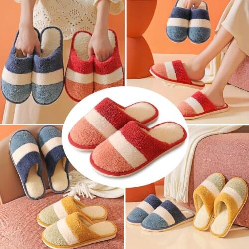 Women Slippers For Ladies Slip On Warm Shoes Soft Plush House Slipper Flip Flop High Quality Simple Warm Shoes Sapatos Femininos