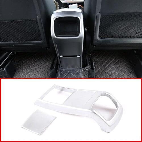 2 Pcs ABS Chrome Rear Row Air Conditioning Vent Outlet Cover Trim For Mercedes Benz B Class B200 W247 2019 2020 Car Accessories
