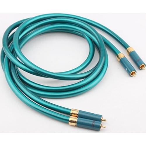 AUDIOSOSTHifiRCA Cable 8NX Public-to-Public RCA Interconnect Audio Cable for preamplifier power amplifier CD player DAC