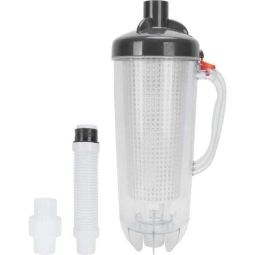 Pool Leaf Canister Embedded Automatic Vacuum Suction Pool Cleaner with Mesh Basket NEW