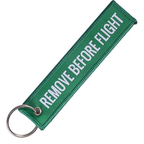 Remove Before Flight Woven Key Chain Aviation Gifts Fashion Jewelry Keychain for Friends Sleutelhanger Keychain Christmas Gifts