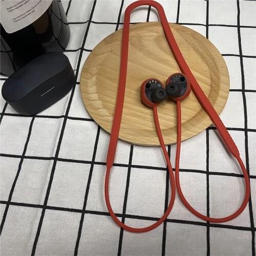 Headset Silicone Jacket Anti-lost Rope Hanging Neck Lanyard Earphone Sling For Sony WF-1000XM4