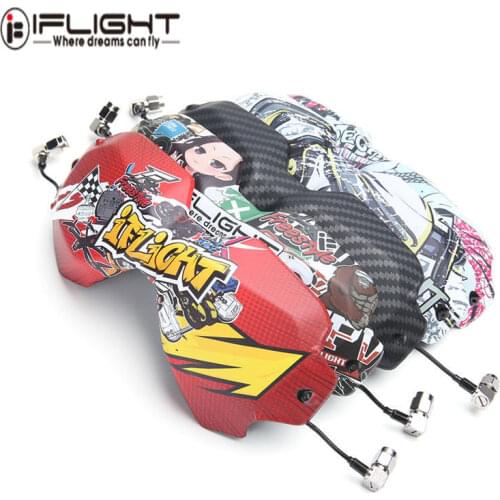 IFlight Crystal HD Patch 5.8GHz 9dBi High Gain Flat Panel LHCP RP-SMA w/ Casing Mushroom Antenna Combo FPV Antenna for RC Drone