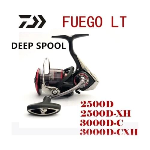 New DAIWA FUEGO LT 2500D 2500D-XH 3000D-C 3000D-CXH Deep Spool 5.3:1/6.2:1 spinning fishing reel