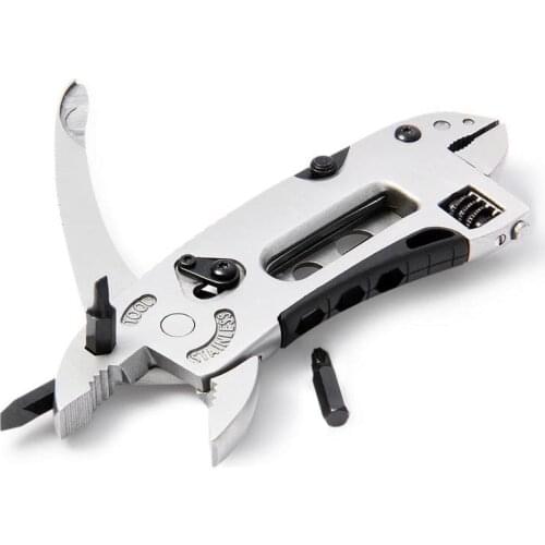 Multifunctional Plier Wrench Jaw Screwdriver Pliers Knife Spanner Portable Survival Gear Hand Tool Set Multitool Screw Drivers