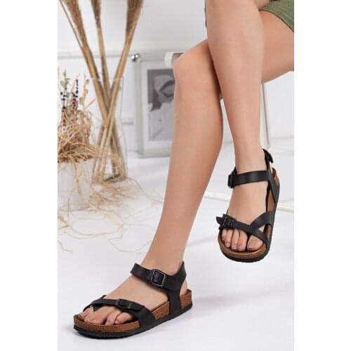 Fashion Cork Sandals 2021 New Women Casual Summer Beach Gladiator Non-slip Buckle Strap Sandalias Shoe