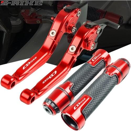 Motorcycle CB 600 F Racing Grips Handle Grips Brake Levers Clutch For Honda CB599 CB600F CB 600F 2007 2008 2009 2010 2011-2013