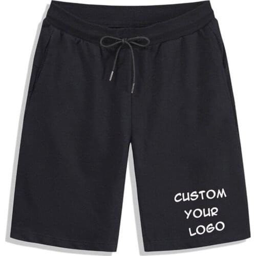 Men Shorts Pants Casual Jogging Sport Short Beach Pant Trousers With Pocket Print Custom Your Design Logo