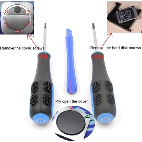 Tr6 & Tr9 Torx Screwdriver Set with Crowbar for Repairing or Updating Apple Mac Mini 2014 2015 2016