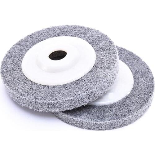 Nylon Grinding Disc 7P 180# Flap Wheel For Metal Finish Wood Polishing On Angle Grinder 100*12*16mm