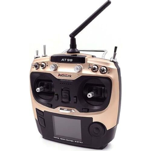 Radiolink AT9S R9DS Radio Remote Control System DSSS & FHSS 2.4G 9CH Transmitter & Receiver for Quadcopter Helicopters
