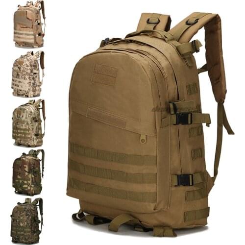 40L Military Tactical Backpack Waterproof Army Training Shoulder Bags Large Capacity Outdoor Camping Climbing Hiking Backpacks