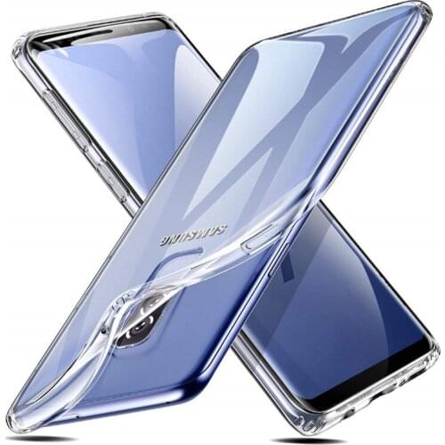 SUREHIN cover for Samsung galaxy S8 Plus S10e S9 S10 Plus S7 edge Note 8 9 case soft clear silicone protective slim case cover