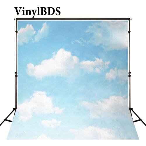 VinylBDS Blue Sky Wedding Photography Backdrops Children Scenery Background Newborn Indoor Nature Backdrop for Kids Photo Studio
