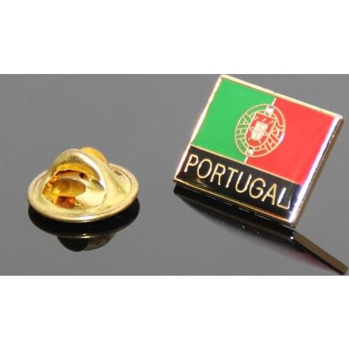 High Quality Flag Badge Premium Epoxy Printed Enamel Badge