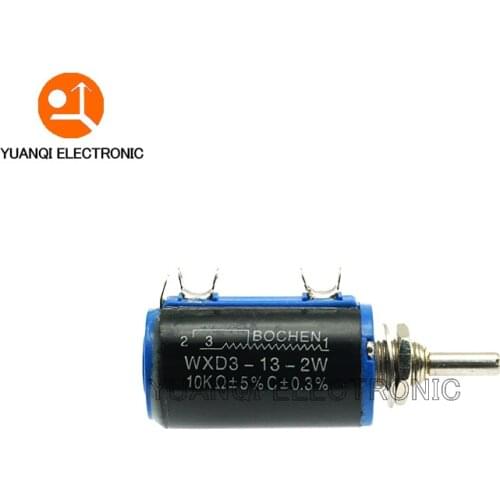 1pc WXD3-13-2W 100 200 220 470 680 1K 2.2K 3.3K 4.7K 5.6K 6.8K 10K 22K 33K 47K 100K Ohm WXD3-13 2W Wirewound Potentiometer