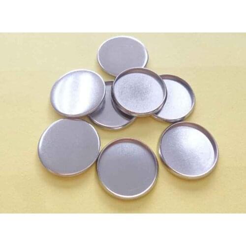 1 Pack Stainless Steel 8 10 12 14 16 18 20mm Blank Round Cabochon Pendant Base Setting Tray for DIY Earring Jewelry Making Craft