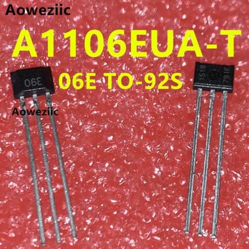 10Pcs A1106EUA-T 06E TO-92S Hall sensor Unipolar Hall switch Low sensitivity Hall,Hall effect unipolar switch continuous
