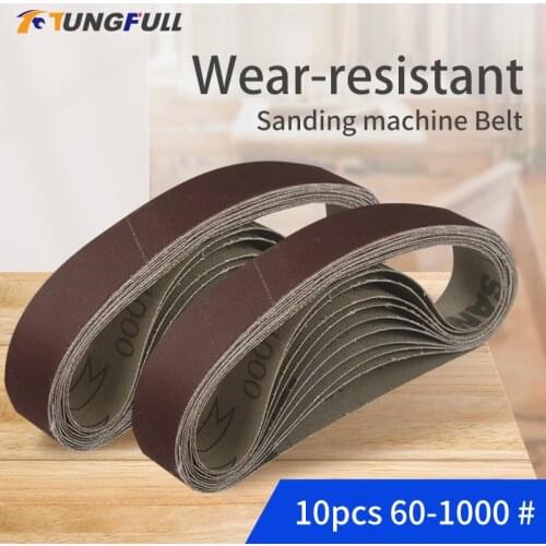 10pcs 25 x 330mm/15 x 330mm Sanding Belt for mini belt sander Abrasive Tool Wood Soft Metal Polishing 60-1000 Grits